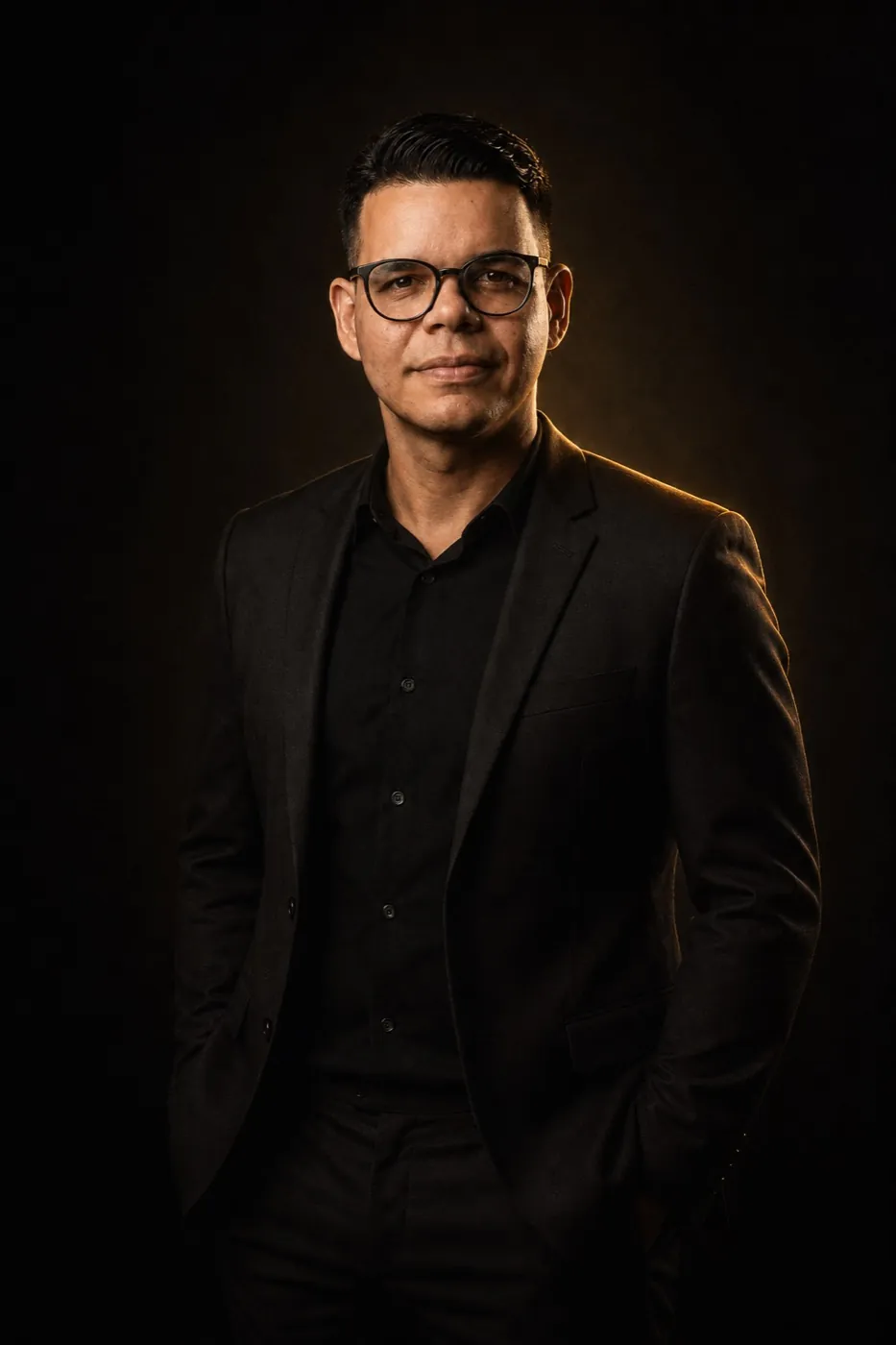 Aldo Freitas, fundador da Emérito, em retrato de estúdio