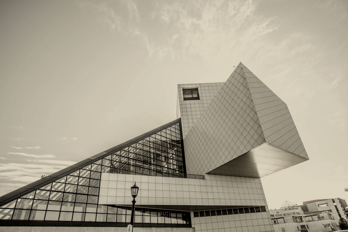 Fachada de arquitetura contemporânea