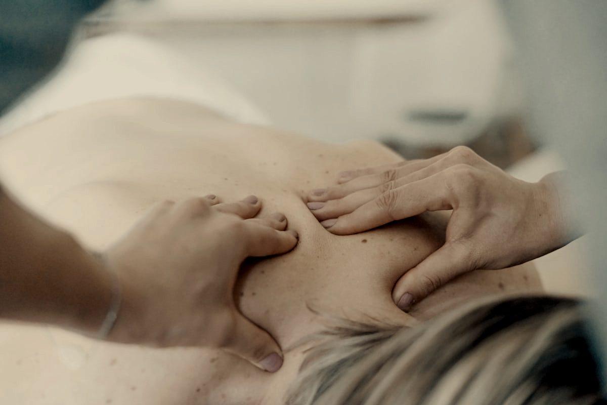 Sessão de fisioterapia