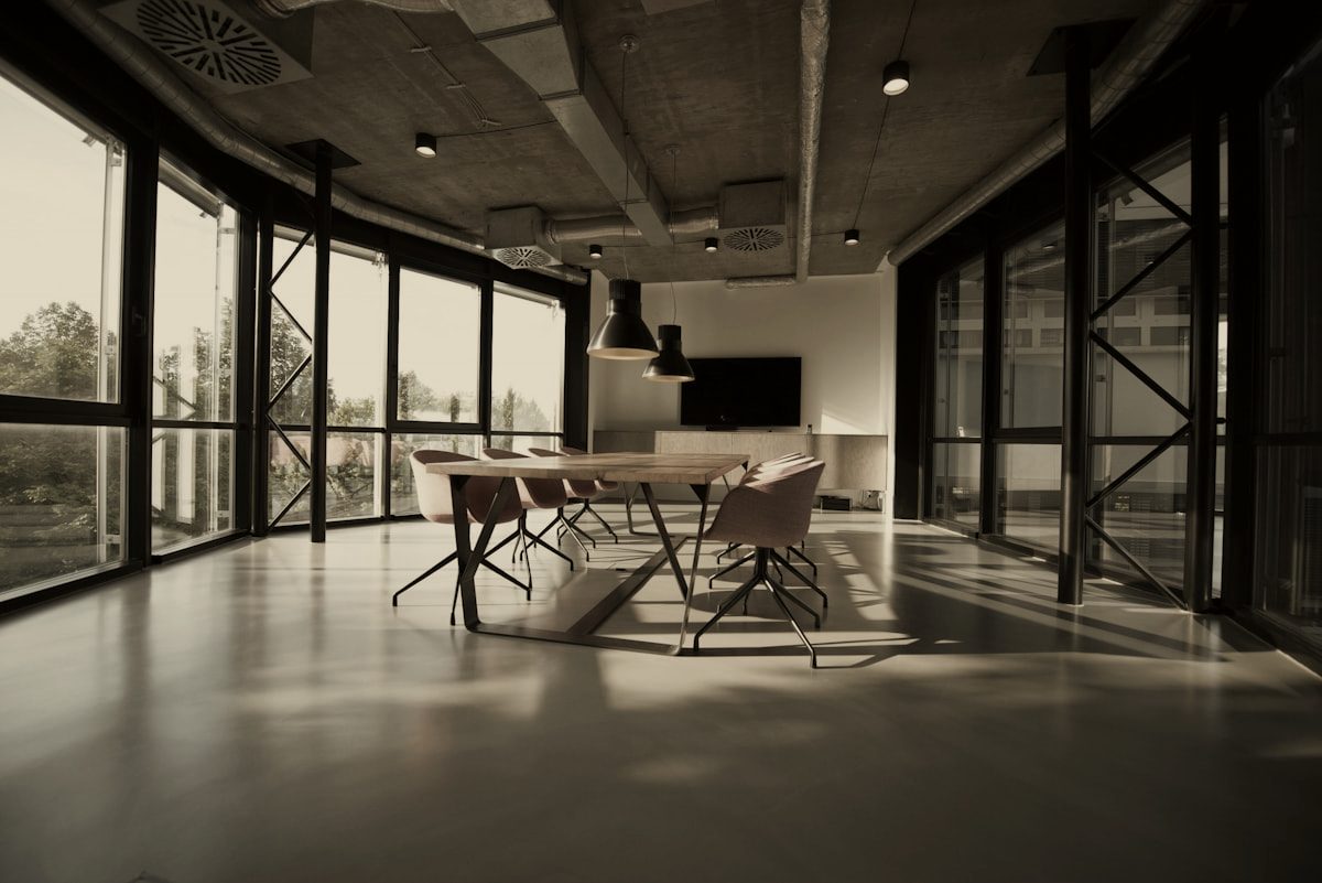 Sala de reunião vazia